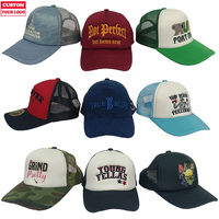 Gorra de Béisbol de 5 Paneles con Diseño Promocional, Bordado 3D, Impresión en Pantalla con Logotipo, Gorra de Malla de Espuma, Gorra Trucker Personalizada