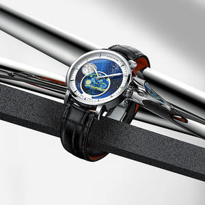 Reloj AGELOCER Original Astronomer con Pintura al Óleo de Van Gogh, Reloj Mecánico Automático de Lujo para Hombre con Fase Lunar, Regalo de Cumpleaños para Hombre - Product Image 3