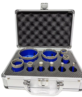 Foret diamanté M14 brasé sous vide outils diamantés mèche de coupe scie cloche pour carrelage jeu de forets à noyau diamanté 6/8/10/12/20/35/45/68mm