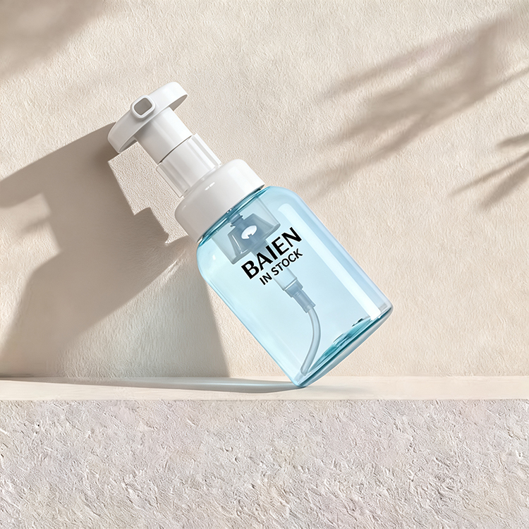 Bouteille en mousse ovale bleue