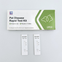 Kit de test médical pour animaux de compagnie FeLV Ag Feline Leukemia Virus Ag Detection Clinic Kit de test rapide pour animaux de compagnie