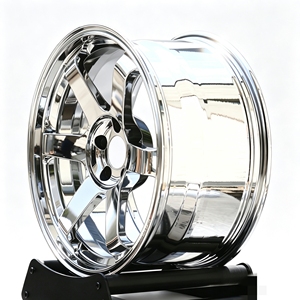 Jantes en alliage forgées monobloc personnalisées, couleur chrome, 6 branches, pour Rays Te37 VW Golf Toyota <span class=keywords><strong>Aygo</strong></span> Skoda Octavia - Product Image 2