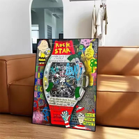 Affiches de montre pop art modernes populaires et peintures à l'huile rue graffiti art mural bureau ou décor à la maison