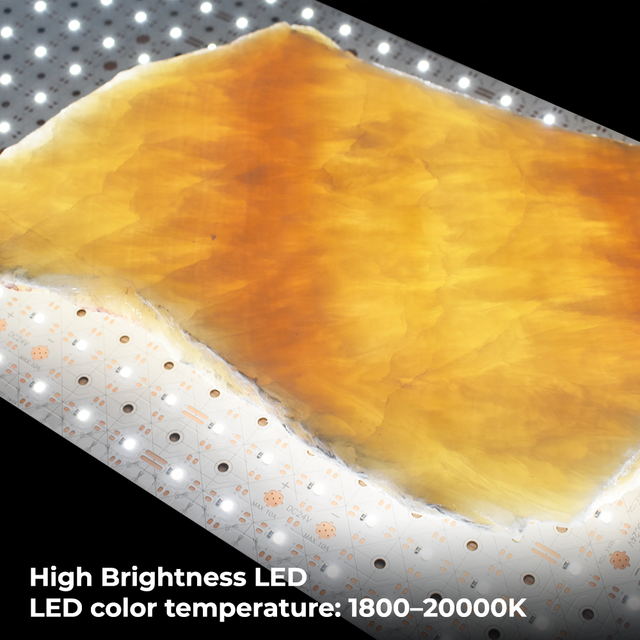 LED Light Panels Smart Panel Lights Pack 4 IP20 Rated Wi-Fi/ SMD2835 Flexible Landscape Backlight Dual Color Temp