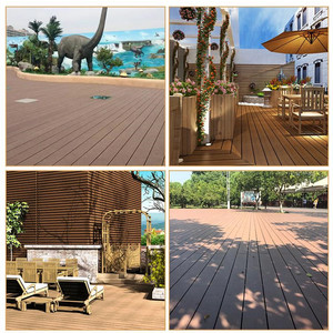Revêtement de <span class=keywords><strong>sol</strong></span> en bois composite PVC <span class=keywords><strong>pour</strong></span> <span class=keywords><strong>terrasse</strong></span> extérieure WPC, revêtement de <span class=keywords><strong>sol</strong></span> imperméable <span class=keywords><strong>pour</strong></span> <span class=keywords><strong>terrasse</strong></span>, décoration de jardin et de patio - Product Image 3