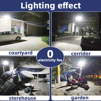 Lampu Sorot LED Tenaga Surya IP65 Tahan Air Sensor Remote Control Luar Ruangan 50W 100W 200W 300W Taman Halaman Sudut Sinar 120 Derajat