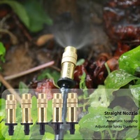 Buse de micro-pulvérisation réglable en cuivre et plastique DaringFish pour systèmes d'irrigation goutte à goutte, usage horticole, brume rafraîchissante