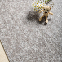 Carreaux de sol en céramique modernes, antidérapants, résistants à l'usure, texture tissu, finition mate, 720x900mm, pour centre commercial, bureau, usage domestique