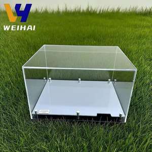 Étui à chaussures 3-en-1 en acrylique-Vitrine transparente pour chaussures <span class=keywords><strong>Nike</strong></span> en acrylique-Boîte de rangement anti-poussière pour baskets avec logo personnalisé-OEM - Product Image 5