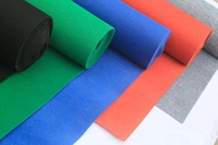 Le tapis extérieur noir de polyester/tapis simple d'exposition s'est senti pour l'événement/aiguille antidérapante a perforé le feutre Rolls