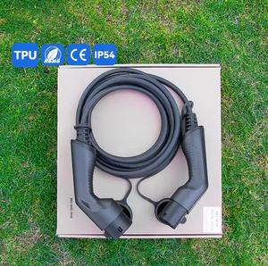 Câble de charge pour véhicule électrique de type 2, 16A, 3 phases, IEC62196, 2, niveau 2, cordon de chargeur AC, 5 m, TPU, écologique, charge rapide pour voiture électrique - Product Image 2