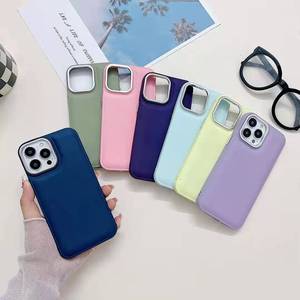 Rubber Oil Touch Feel Cover Microfiber Protective TPU Mobile Phone Case With Retail Box <strong>Packaging</strong> for <strong>VIVO</strong> Y17S 4G Y16 Y35 Y02 - Product Image 2
