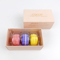 Emballages cadeaux avec 3 tiroirs à personnaliser, mini boîtes en papier pour cookies macarons
