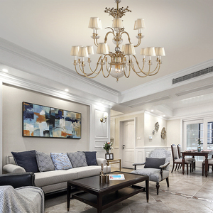 Ottone Lucido Del Fiore Della Rosa Oro 18 Luci Decorazione Dell'interno Lampadario Palla di Vetro Della Lampada Oem Odm - Product Image 2