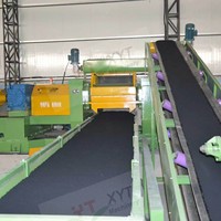 Pulvérisateur de caoutchouc fin 40-80 mesh avec rouleaux en fonte alliée refroidie et faible taux de carbonisation