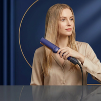 Lisseur électrique 2-en-1 à air chaud, le plus vendu, pour cheveux humides et secs, avec fonction sécheur et fer à lisser
