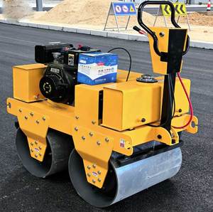 Rouleau compresseur vibrant à double tambour bibo haute efficacité, 500 kg-10 tonnes, à commande hydraulique, pour engins de construction - Product Image 5