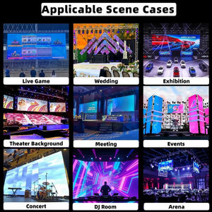 Pantalla LED Portátil Impermeable de 10x12 pies para <span class=keywords><strong>Alquiler</strong></span>, Ideal para Discotecas, Fiestas, Bodas, Eventos, Escenarios al Aire Libre, Publicidad y Telones de Fondo - Product Image 5