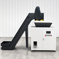 Machine automatique de briquetage de copeaux métalliques 5,5 kW 1000 kN avec alimentateur spiralé et refroidissement par air pour copeaux d'aluminium, de cuivre et de fer