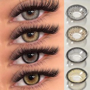 Lentilles de <span class=keywords><strong>contact</strong></span> cosmétiques Eyeshare jetables annuelles, couleur bleue, 1 paire, effet <span class=keywords><strong>Sharingan</strong></span> - Product Image 1