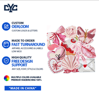 Patchs brodés thermocollants Lèvres roses sexy, Cérise, Papillon, Rose, Cadeau Saint-Valentin