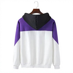 Sudadera con Capucha para Hombre, Diseño Color Block, Corte Regular, Tejido Casual, 100% Algodón Transpirable, Manga Larga, Logotipo Frontal - Product Image 2