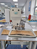 Machine à coudre industrielle informatisée robuste Jack JK-T1310 2210 3020 pour modèles et pochoirs de petite taille