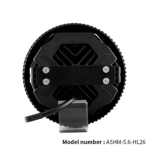 Faro LED Rotondo da 5,75 Pollici a Nido d'Ape ad Alta Luminosità per Moto, con Attacco <span class=keywords><strong>H4</strong></span>, Alternativa al Daymaker per Sportster - Disponibile Subito - Product Image 3