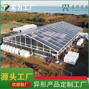 Aluminum Frame Trade Show <b>Tent</b> Rectangular <b>Large</b> Space Waterproof Exhibition Outdoor Event Storage Warehouse Use - Product Image 5