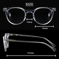 Lunettes de lecture rectangulaires en acétate transparent, monture fine ovale, fabrication directe du fabricant, unisexe, montures de lunettes tendance