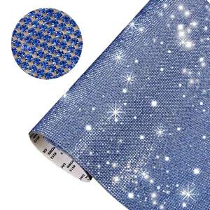 Hoja de diamantes de imitación suelta 3D autoadhesiva para coche DIY malla de cristal de fijación en caliente ecológica con respaldo - Product Image 3