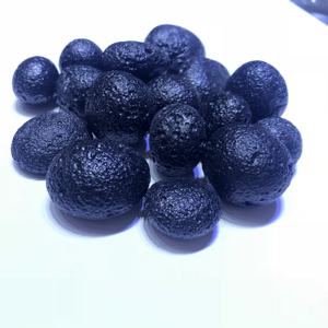 หินอุกกาบาตหยาบสีดำธรรมชาติอัญมณีคริสตัลขัดเงาสำหรับตกแต่งบ้านมาสคอตสไตล์ฮวงจุ้ย - Product Image 2