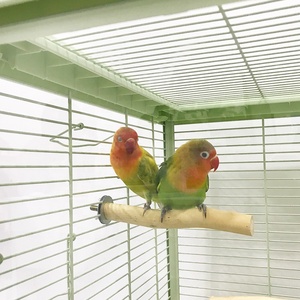 Legno naturale ramo di pesce persico pappagallo stand bastone arrampicata altalena in legno massiccio forniture per uccelli in legno giocattolo uccello in legno - Product Image 1