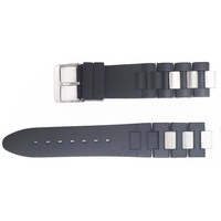 Nouveau produit de remplacement en caoutchouc de silicone couleur noire 20 MM bracelets de montre pour montre de voiture 21