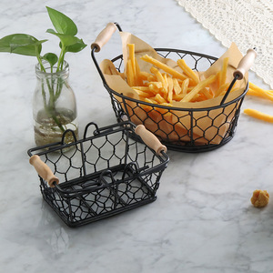 Cestino Decorativo in Ferro Battuto per Hotel, Portaoggetti da Scrivania per Cosmetici, <span class=keywords><strong>Mini</strong></span> Cestino per Uso Ristorante - Product Image 2