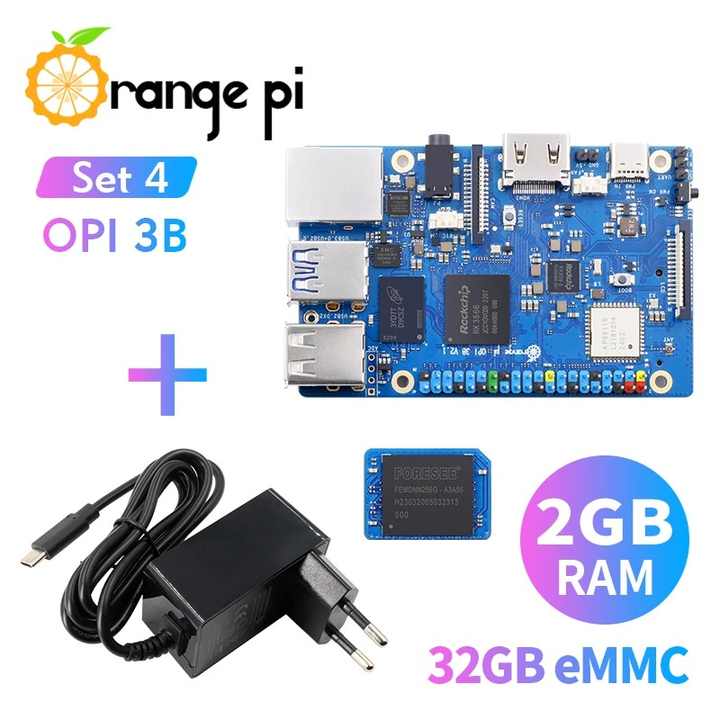 URVE BOARD PI EVEO - Single-board computer | ARM,Cortex A55; 2GBRAM,8GBFLASH; 5VDC; URVE-BOARD-PI | Transfer Multisort Elektronik (WFS