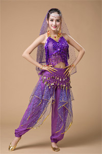 Jh025 Adulto <span class=keywords><strong>Sexy</strong></span> Árabe Traje <span class=keywords><strong>de</strong></span> Danza del Vientre Mujeres Trajes <span class=keywords><strong>de</strong></span> Danza del Vientre Indio 5PCS Vestido para Vestido <span class=keywords><strong>de</strong></span> Actuación - Product Image 6