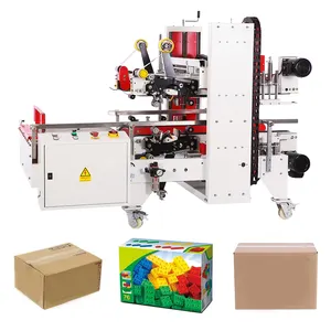 Automatic Carton Box Sealer Edges Side Case Corner Carton Box Sealing Machine