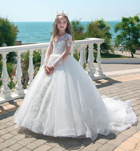 ML023 Vestido Formal <span class=keywords><strong>de</strong></span> Niña <span class=keywords><strong>para</strong></span> Comercio Exterior, Vestido <span class=keywords><strong>de</strong></span> <span class=keywords><strong>Boda</strong></span> <span class=keywords><strong>de</strong></span> <span class=keywords><strong>Manga</strong></span> <span class=keywords><strong>Larga</strong></span> <span class=keywords><strong>para</strong></span> Niñas, Vestido <span class=keywords><strong>de</strong></span> Princesa con Encaje, Vestido <span class=keywords><strong>de</strong></span> Dama <span class=keywords><strong>de</strong></span> Honor <span class=keywords><strong>para</strong></span> Cumpleaños, Pasarela - Product Image 6
