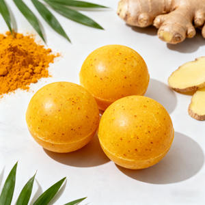 Private Label Handmade Turmeric <b>Lemon</b> <b>Soap</b> Organic Kojic Acid Bar Acne Removal Skin Brightening - Product Image 3