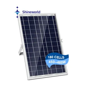 Shineworld Half Cell Global Patented black frame 450W 455W Solar Panel In EU Warehouse