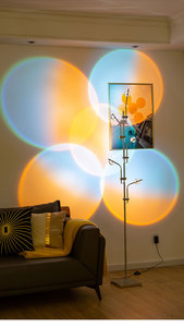 Chất lượng cao hoàng hôn chiếu điều khiển từ xa LED môi trường xung quanh đèn sàn 7-màu cầu vồng tác phẩm nghệ thuật chiếu sáng hoàng hôn Đèn sàn - Product Image 2