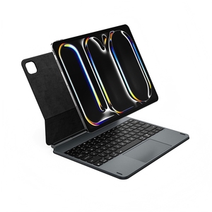Magic Keyboard Case for iPad Pro 11 Inch M5 2025 M4 2024 <strong>Wireless</strong> <strong>Trackpad</strong> 7 Colors Backlit Floating Stand MK022 - Product Image 2