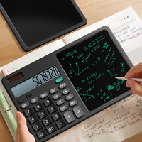 Kalkulator Notepad 2-in-1 dengan Desain Lipat Ringan untuk Perjalanan dan Pekerjaan