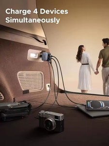 Nouveau <span class=keywords><strong>chargeur</strong></span> de voiture USB C rétractable UGREEN 145W 3 en 1, charge rapide 3C1A, adaptateur allume-cigare type C, <span class=keywords><strong>chargeur</strong></span> de voiture pour <span class=keywords><strong>iPhone</strong></span> - Product Image 2