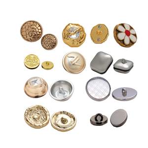 Sublimazione in bianco speroni rotondi con bottone laterale con bottone in lega di zinco con rivetto in metallo a Clip sopra <span class=keywords><strong>bottoni</strong></span> per cappotto - Product Image 1