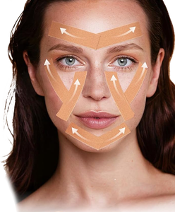 Nastro Pre-taglio integrale per rughe, linea V, fronte, 11, cipiglio, occhi, collo-labbra antirughe - Product Image 1
