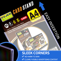 Kejea porte-menu de restaurant porte-nom de carte ps support de table OEM support de table d'affichage en forme de T pour magasin
