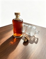 Bouteille en verre transparente pour whisky, la plus vendue, vide, 500 ml, 700 ml, pour distillerie, vodka, gin, bourbon