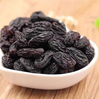 Huaran Vervaardigt Hoge Kwaliteit Hete Verkopende Zoete Gedroogde Druiven Fruit Natuurlijke Pure Zwarte Bes Zwarte Rozijnen